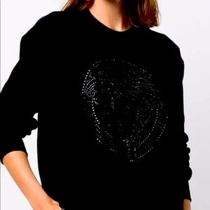 Versace embellished Medusa crew neck Dressy Sweatshirt